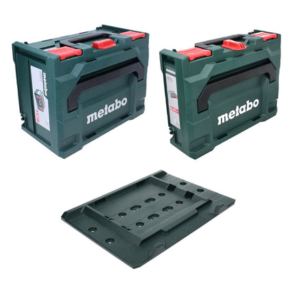 Metabo metaBOX 118 Mallette à outils ( 626885000 ) + Coffret metaBOX 215 ( 626887000 ) + Plaque d'adaptation metaBOX ( 626895000 )