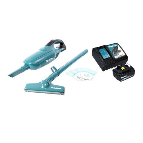 Aspirador a batería Makita DCL 182 RG1 18 V + 1x batería 6,0 Ah + cargador