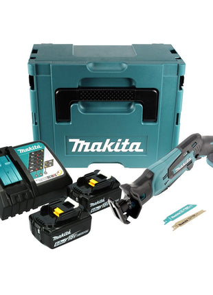 Makita DJR 183 RGJ Akku Reciprosäge 18 V + 2x Akku 6,0 Ah + Ladegerät + Makpac - Toolbrothers