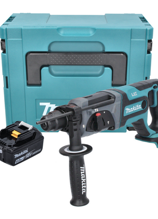 Makita DHR 241 G1J Perceuse-visseuse à percussion sans fil 18 V 2.0 J SDS plus + 1x Batterie 6.0 Ah + Coffret Makpac - sans chargeur