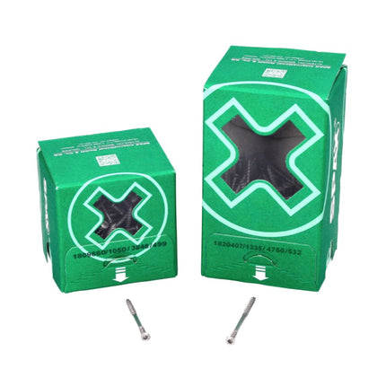 SPAX Vis pour façade 4,5 x 50mm - Acier inoxydable A2 - Filetage de fixation - Tête bombée - T-STAR Plus Torx - T20 - CUT  (25470004505022)