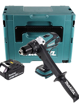 Makita DDF 458 G1J Perceuse-visseuse sans fil 18 V 91 Nm + 1x Batterie 6,0 Ah + Coffret Makpac - sans chargeur