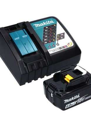 Makita DDF 458 RG1J Perceuse-visseuse 18 V, 91Nm+ 1x Batterie 6,0 Ah + Chargeur + Coffret Makpac