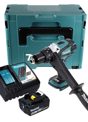 Makita DDF 458 RG1J Perceuse-visseuse 18 V, 91Nm+ 1x Batterie 6,0 Ah + Chargeur + Coffret Makpac