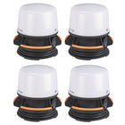 Brennenstuhl professionalLINE Set 4x ORUM Projecteur de travail à LED Projecteur de chantier 360° 4090 lumens (4x 9171400400) 50 watts IP54 BGI 608