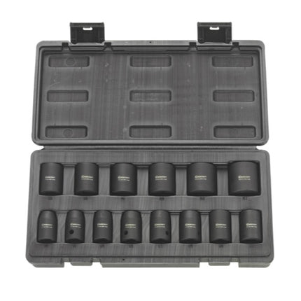 Rodcraft RS4114 Set de douilles 1/2" 14 pcs. 10 - 27 mm ( 8951012356 ) écrous CrMo résistant aux chocs clé à douille