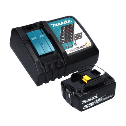 Makita GTM51RG1J Découpeur-ponceur multifonctions sans fil 18V + 1x Batterie 6,0Ah + Chargeur + Coffret Makpac
