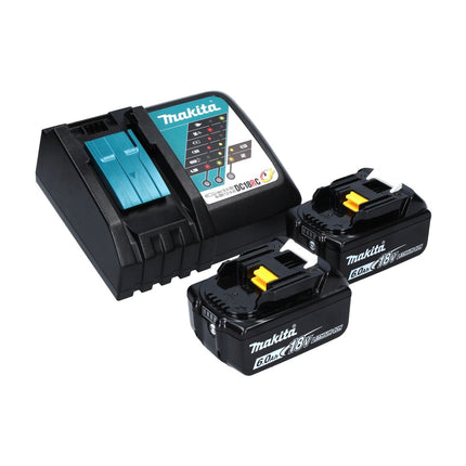 Makita DTM51RGJ Découpeur-ponceur multifonctions sans fil 18V + 2x Batteries 6,0Ah + Chargeur + Coffret Makpac