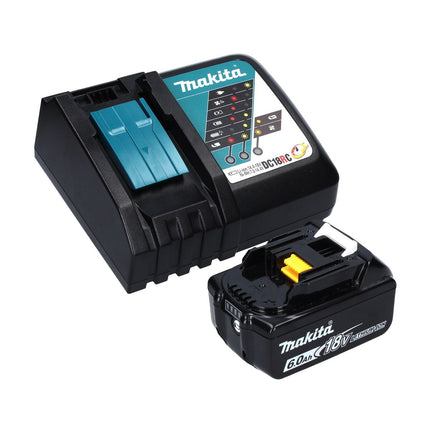 Makita DCS 551 RG1J scie circulaire à métaux sur batterie 18 V 150 mm sans balais + 1x batterie 6,0 Ah + chargeur + Makpac