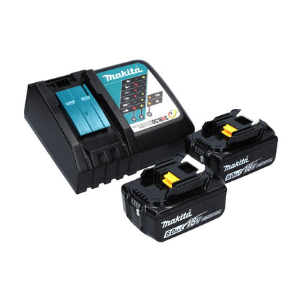 Makita DCS 551 RGJ scie circulaire à métaux sur batterie 18 V 150 mm sans balais + 2x batteries 6,0 Ah + chargeur + Makpac