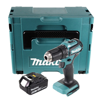 Makita DDF 483 G1J Perceuse-visseuse sans fil 18 V, 40 Nm, Brushless + 1x Batterie 6,0 Ah  + Coffret Makpac - sans chargeur