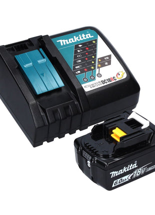 Makita DDF 483 RG1J taladro atornillador inalámbrico 18 V 40 Nm sin escobillas + 1x batería 6.0 + cargador + Makpac