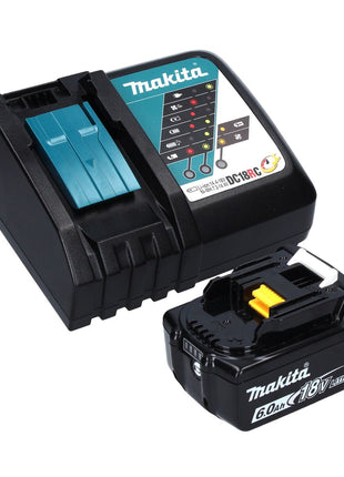 Makita DTW 1002 RG1J Atornillador de impacto inalámbrico 18 V 1000 Nm 1/2" sin escobillas + 1x batería 6,0 Ah + cargador + Makpac