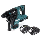 Makita DHR 280 G Marteau perforateur sans fil 36 V ( 2x 18 V ) 2,8 J SDS-plus Brushless + 2x batterie 6,0 Ah - sans chargeur