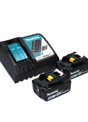 Makita DBN 600 RGJ cloueuse à tête d'emballage sur batterie 18 V + 2x batteries 6,0 Ah + chargeur + Makpac