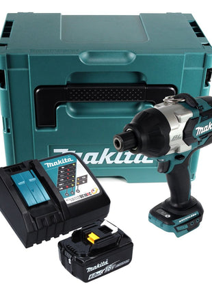 Makita DTW 800 RG1J Akku Schlagschrauber 18 V 7/16" 800 Nm Brushless + 1x Akku 6,0 Ah + Ladegerät + Makpac