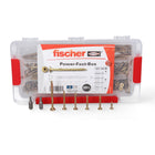 Fischer Power-Fast Box 245 tlg. 3,5 - 5 mm ( 667005 ) Senkkopf mit Torx Doppelgewinde galvanisch verzinkt, gelb passiviert