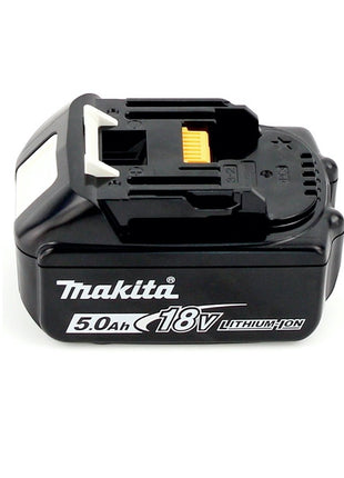 Makita DHP 453 T1J W perceuse à percussion sans fil blanc 18 V 42 Nm + 1x batterie 5,0 Ah + Makpac - sans chargeur