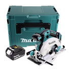 Makita DHS 680 T1J Scie circulaire sans fil 18 V 165 mm + 1x Batterie 5.0 Ah + Coffret Makpac - sans chargeur