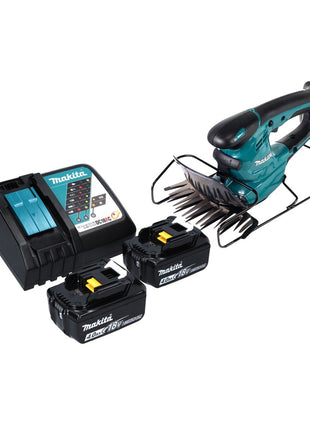 Tijeras cortacésped a batería Makita DUM 168 RM 18 V + 2x baterías 4,0 Ah + cargador