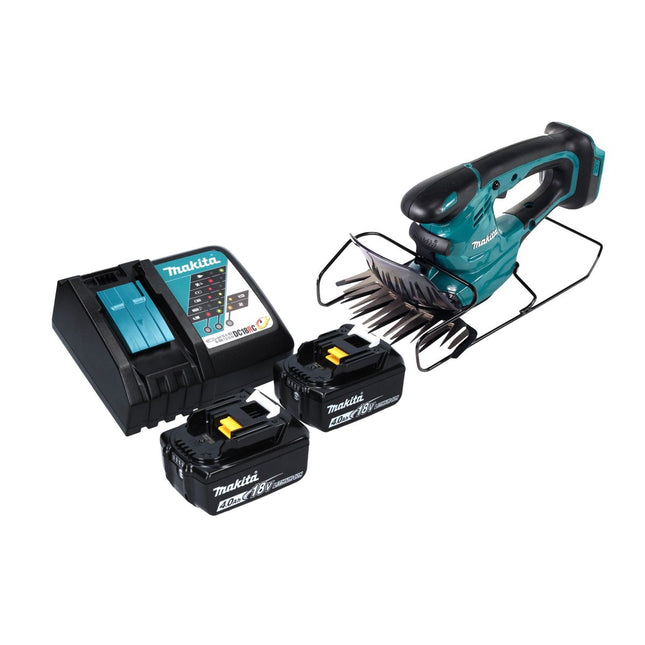 Cisaille à gazon sans fil Makita DUM 168 RM 18 V + 2 batteries 4,0 Ah + chargeur