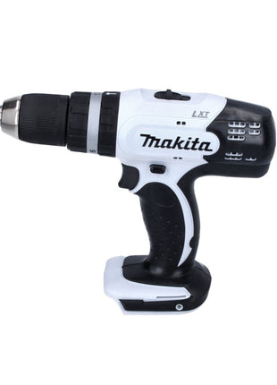 Makita DHP 453 M1J W Taladro percutor inalámbrico blanco 18 V 42 Nm + 1x batería 4,0 Ah + Makpac - sin cargador