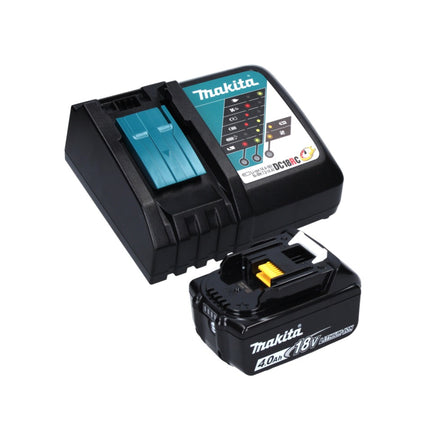 Makita DHP 453 RM1J W perceuse à percussion sans fil blanc 18 V 42 Nm + 1x batterie 4,0 Ah + chargeur + Makpac