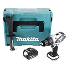 Makita DDF 458 M1JW perceuse-visseuse sans fil 18 V 91 Nm + 1x batterie 4,0 Ah + Makpac - sans chargeur