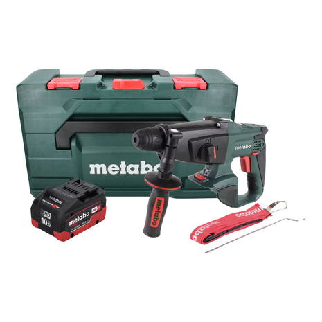 Martillo combinado a batería Metabo KHA 18 LTX 18 V 2,2 J SDS Plus + 1x batería 10,0 Ah + metaBOX - sin cargador