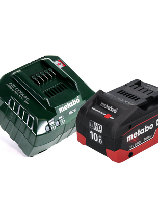 Metabo KHA 18 LTX Perforateur sans fil 18 V 2,2 J SDS Plus + 1x Batterie 10,0 Ah + Chargeur + Coffret metaBOX