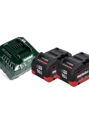 Metabo KHA 18 LTX Perforateur sans fil 18 V 2,2 J SDS Plus + 2x Batteries 10,0 Ah + Chargeur + Coffret metaBOX