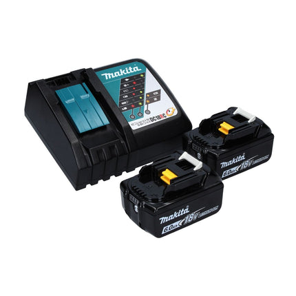 Makita DVR 450 RG Compacteur de béton sans fil 18 V 1,2 m + 2x Batteries 6,0 Ah + Chargeur
