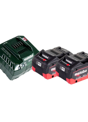 Meuleuse d'angle sur batterie Metabo W 18 LTX 125 Quick 18 V 125 mm + 2x batteries 8,0 Ah + chargeur + MetaLoc