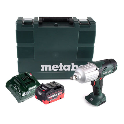 Clé à chocs sans fil Metabo SSW 18 LTX 600 18 V 600 Nm 1/2" + 1x batterie 8,0 Ah + chargeur + coffret