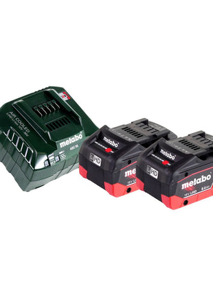 Metabo ASE 18 LTX Scie sabre sans fil 18V + 2x Batteries 8,0 Ah + Chargeur