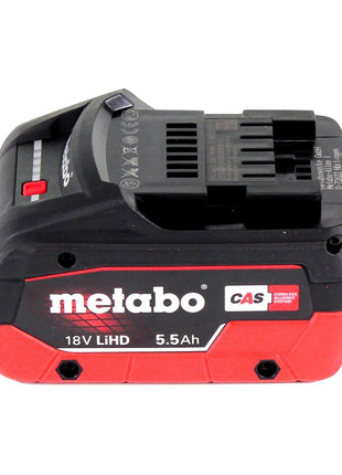 Metabo MKS 18 LTX 58 sierra circular para metal a batería 18 V 165 mm + 1x batería 5,5 Ah + MetaLoc - sin cargador