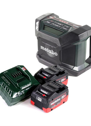 Metabo R 12-18 DAB+ BT Akku Baustellenradio 12-18 V DAB+ Bluetooth + 2x Akku 5,5 Ah + Ladegerät