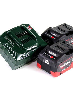 Pistolet à cartouche sur batterie Metabo KPA 18 LTX 400 18 V + 2x batterie 5,5 Ah + chargeur