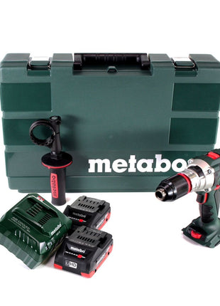 Metabo SB 18 LTX Impuls Akku Schlagbohrschrauber 18 V 110 Nm + 2x Akku 4,0 Ah + Ladegerät + Koffer