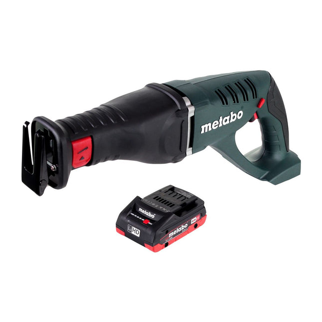 Metabo ASE 18 LTX Scie sabre sans fil 18 V + 1x Batterie 4,0 Ah - sans chargeur