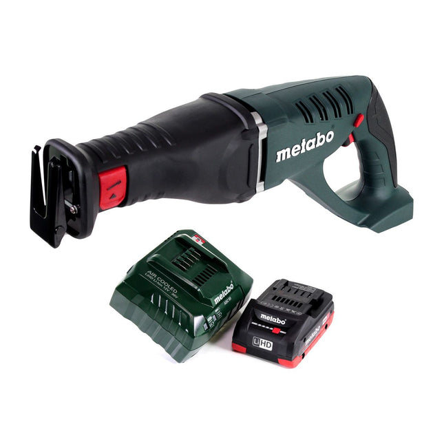 Metabo ASE 18 LTX Scie sabre sans fil 18 V + 1x Batterie 4,0 Ah + Chargeur