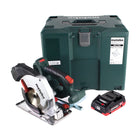 Metabo MKS 18 LTX 58 sierra circular para metal a batería 18 V 165 mm + 1x batería 4,0 Ah + MetaLoc - sin cargador