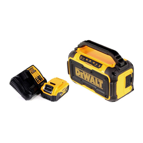 Altavoz Bluetooth con batería DeWalt DCR 011 P1 10,8 - 18 V + 1x batería 5,0 Ah + cargador