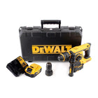 Marteau combiné à batterie DeWalt DCH 254 P1 18 V 2,1 J SDS Plus + 1x batterie 5,0 Ah + chargeur + mandrin interchangeable + étui