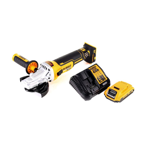 DeWalt DCG 405 FN 18 V Li-Ion Meuleuse sans fil à tête plate 125mm Brushless - sans Batterie - sans Chargeur - sans Coffret