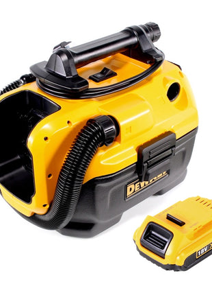 Aspirateur eau et poussière à batterie Dewalt DCV 582 14,4 - 18 V + 1x batterie 2,0 Ah - sans chargeur