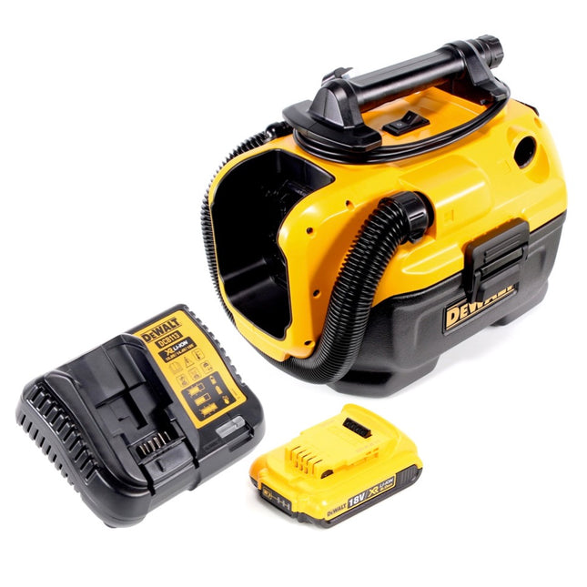 Aspirateur eau et poussière à batterie Dewalt DCV 582 14,4 - 18 V + 1x batterie 2,0 Ah + chargeur
