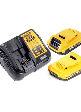 Aspirateur eau et poussière à batterie Dewalt DCV 582 14,4 - 18 V + 2x batteries 2,0 Ah + chargeur