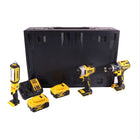 Dewalt DCD 796 P2MD Akku Schlagbohrschrauber 18 V 70 Nm Brushless + DCF 809 Akku Schlagschrauber 18 V 190 Nm 1/4