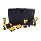 Perceuse à percussion sans fil Dewalt DCD 996 P2MD 18 V 95 Nm sans balais + Clé à chocs sans fil DCF 809 18 V 190 Nm 1/4